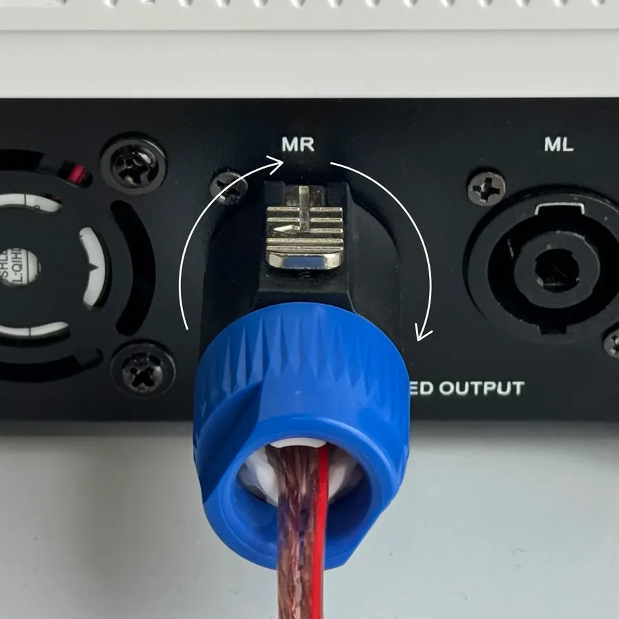 Speakon Cables That Lock In