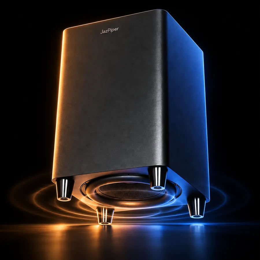 An 8" Subwoofer, Aimed at the Floor